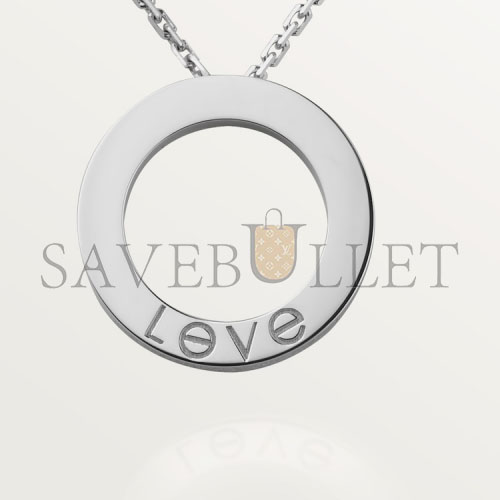 CARTIER  LOVE NECKLACE, 3 DIAMONDS B7014600