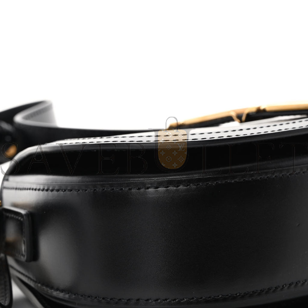 VERSACE CALFSKIN MEDIUM GRECA GODDESS SHOULDER BAG BLACK (24*15*6cm) VERSACE CALFSKIN MEDIUM GRECA GODDESS SHOULDER BAG BLACK (24*15*6cm)