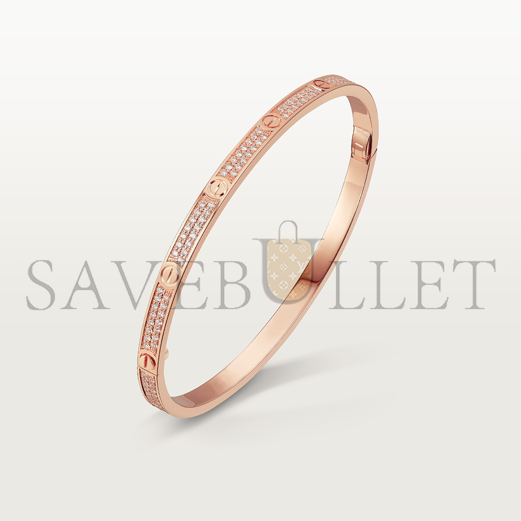 CARTIER  LOVE BRACELET, SMALL MODEL, PAVED N6710717