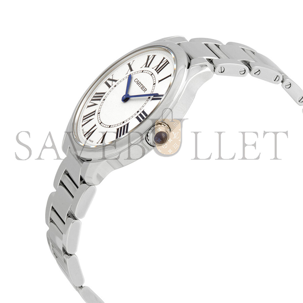 CARTIER RONDE MUST DE QUARTZ SILVER DIAL UNISEX WATCHITEM WSRN0034 CARTIER RONDE MUST DE QUARTZ SILVER DIAL UNISEX WATCHITEM WSRN0034