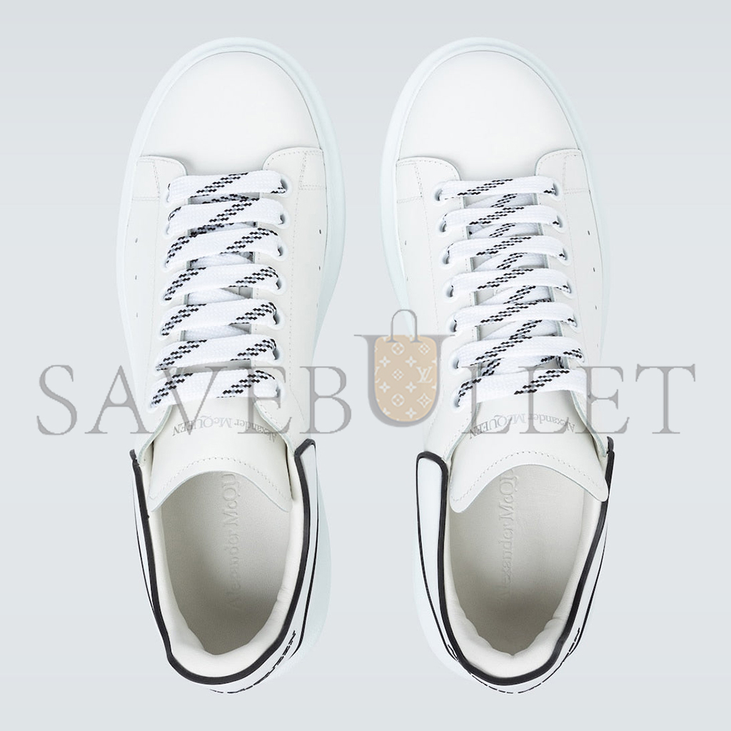 ALEXANDER MCQUEEN OVERSIZED LEATHER SNEAKERS 625156WHXMT9074