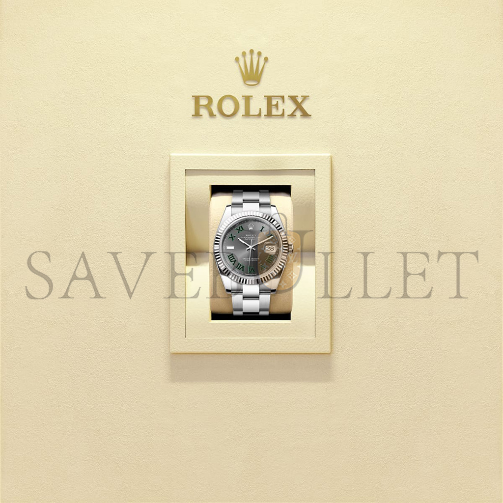 ROLEX DATEJUST 41 OYSTER, 41 MM, OYSTERSTEEL AND WHITE GOLD WATCH 126334-0021 ROLEX DATEJUST 41 OYSTER, 41 MM, OYSTERSTEEL AND WHITE GOLD WATCH 126334-0021