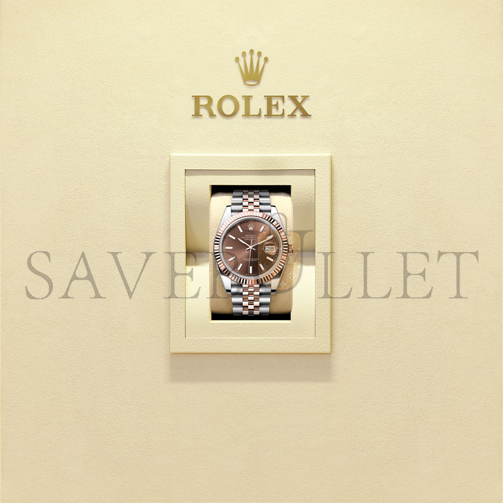 ROLEX DATEJUST 41 OYSTER, 41 MM, OYSTERSTEEL AND EVEROSE GOLD WATCH 126331-0002 ROLEX DATEJUST 41 OYSTER, 41 MM, OYSTERSTEEL AND EVEROSE GOLD WATCH 126331-0002
