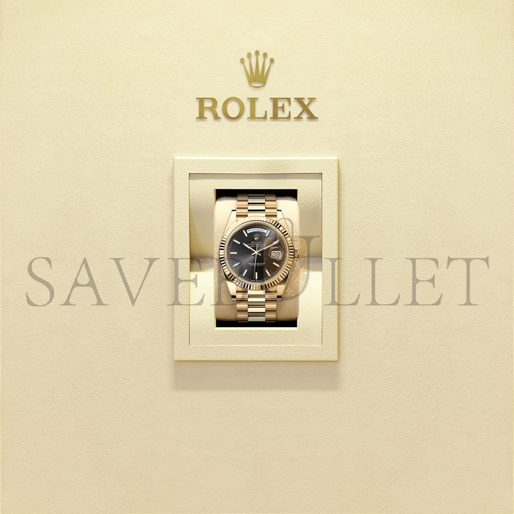 ROLEX DAY-DATE 40 OYSTER, 40 MM, YELLOW GOLD WATCH 228238-0067