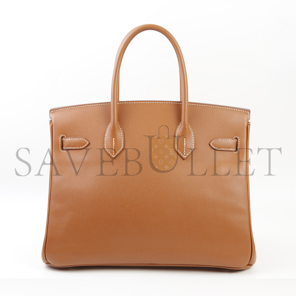 HERMES MASTER BIRKIN 35 BOX BROWN BAG 1963189330 (35*25*18cm)