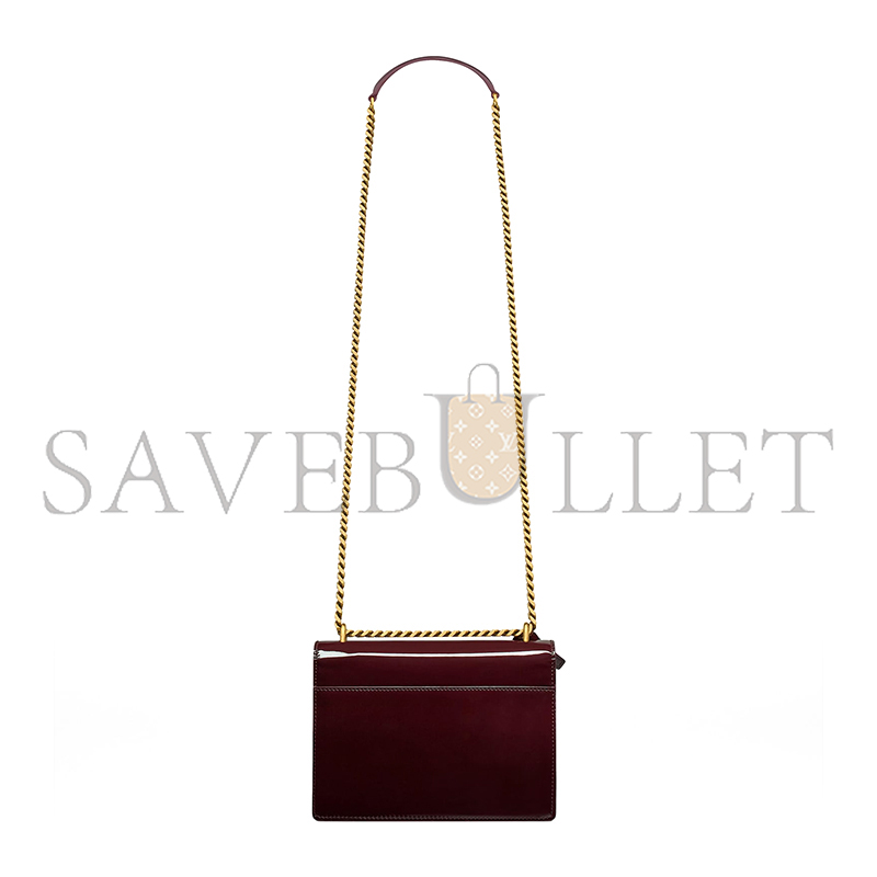 YSL SUNSET SMALL CALFSKIN SHOULDER BAG 26884998 (22*16*8cm)