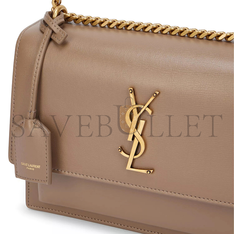YSL SUNSET LEATHER CROSS-BODY BAG 8933567 (25*18*5cm)
