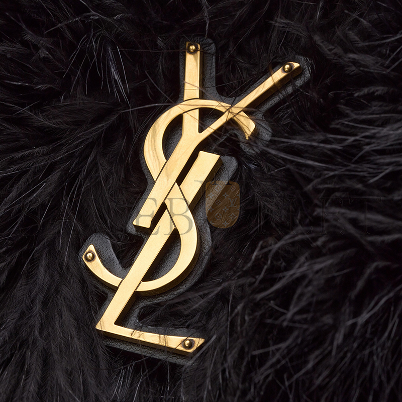 YSL JAMIE 4.3 SHOULDER BAG BLACK 653874554203 (43*29*9cm)
