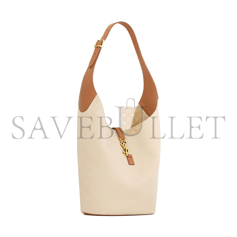 YSL LE 5 À 7 HOBO IN CANVAS AND LEATHER 793088FAC7T9856 (44*32*3cm) YSL LE 5 À 7 HOBO IN CANVAS AND LEATHER 793088FAC7T9856 (44*32*3cm)