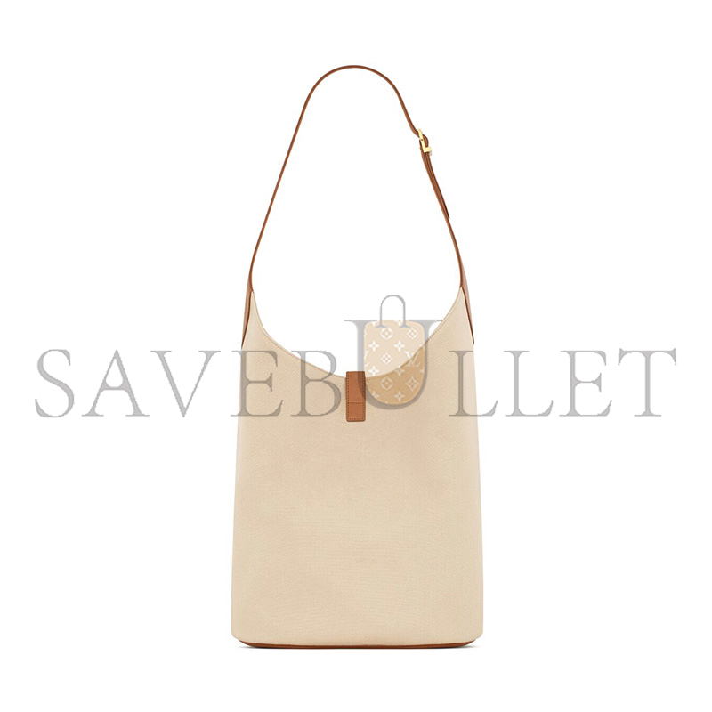 YSL LE 5 À 7 HOBO IN CANVAS AND LEATHER 793088FAC7T9856 (44*32*3cm) YSL LE 5 À 7 HOBO IN CANVAS AND LEATHER 793088FAC7T9856 (44*32*3cm)