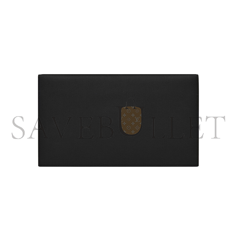 YSL UPTOWN POUCH IN GRAIN DE POUDRE LEATHER 5657391GF0U1000 (27*16*2cm) YSL UPTOWN POUCH IN GRAIN DE POUDRE LEATHER 5657391GF0U1000 (27*16*2cm)