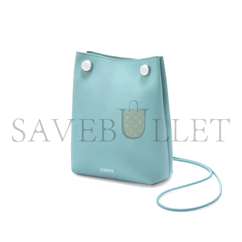 LOEWE PEBBLE POUCH IN SMOOTH CALFSKIN CANBSPPX01 (17*21.5*7cm)