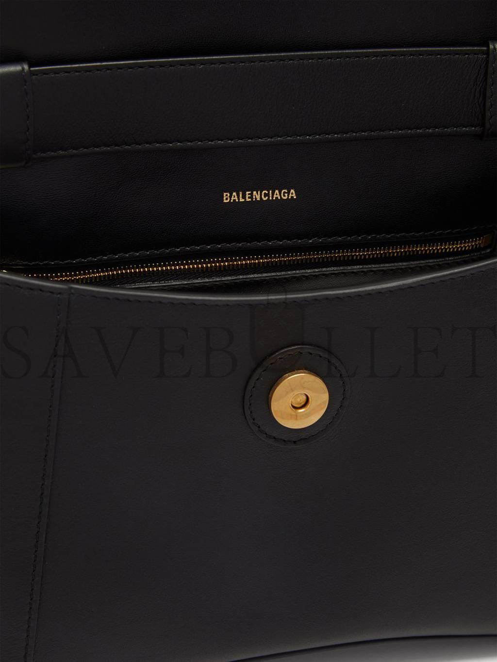 BALENCIAGA BLACK DOWNTOWN S LEATHER BAG  MATCHESFASHION US (29.2*19.3*10.6cm)