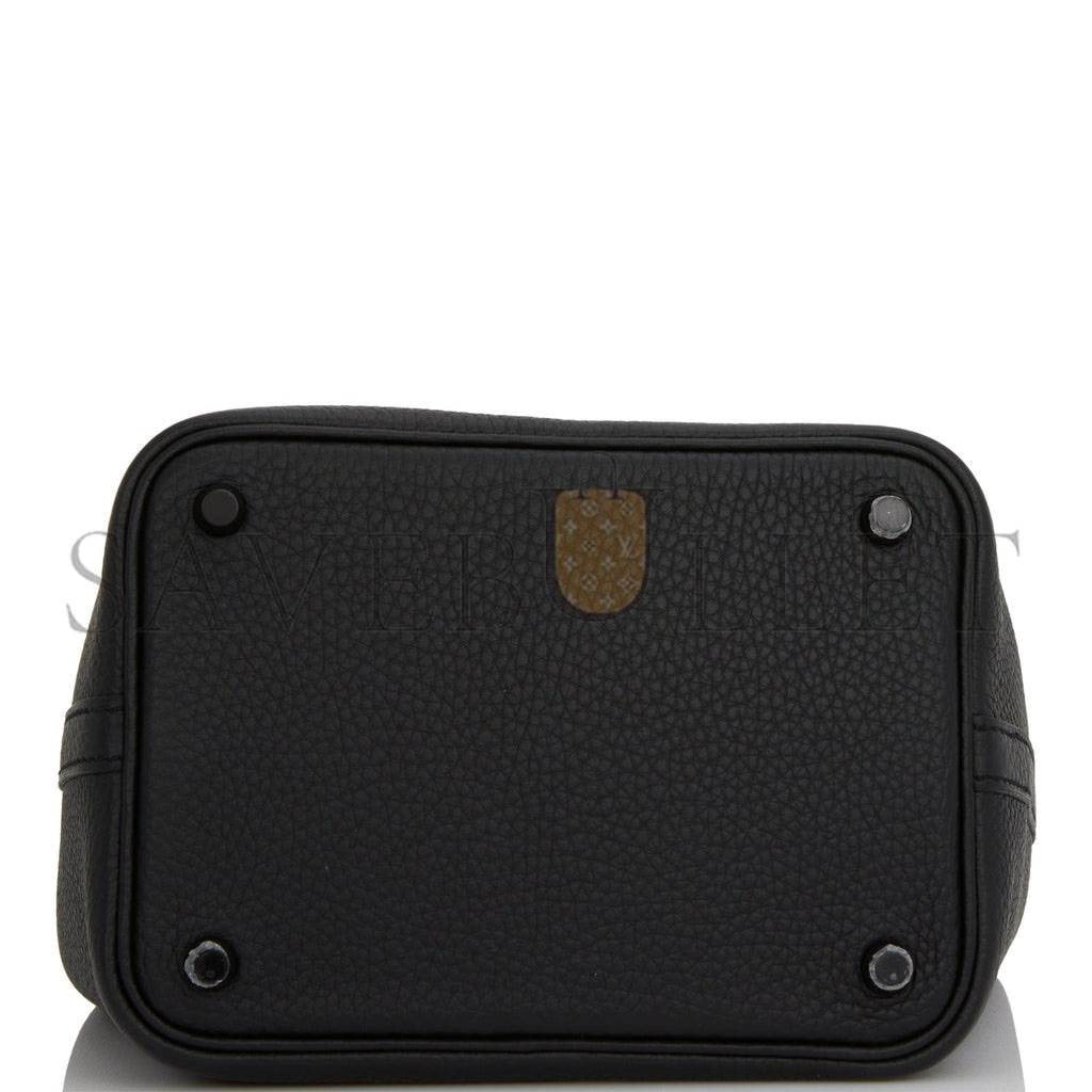 HERMES MONOCHROME PICOTIN 18 BLACK CLEMENCE BLACK HARDWARE (18*12*19cm)