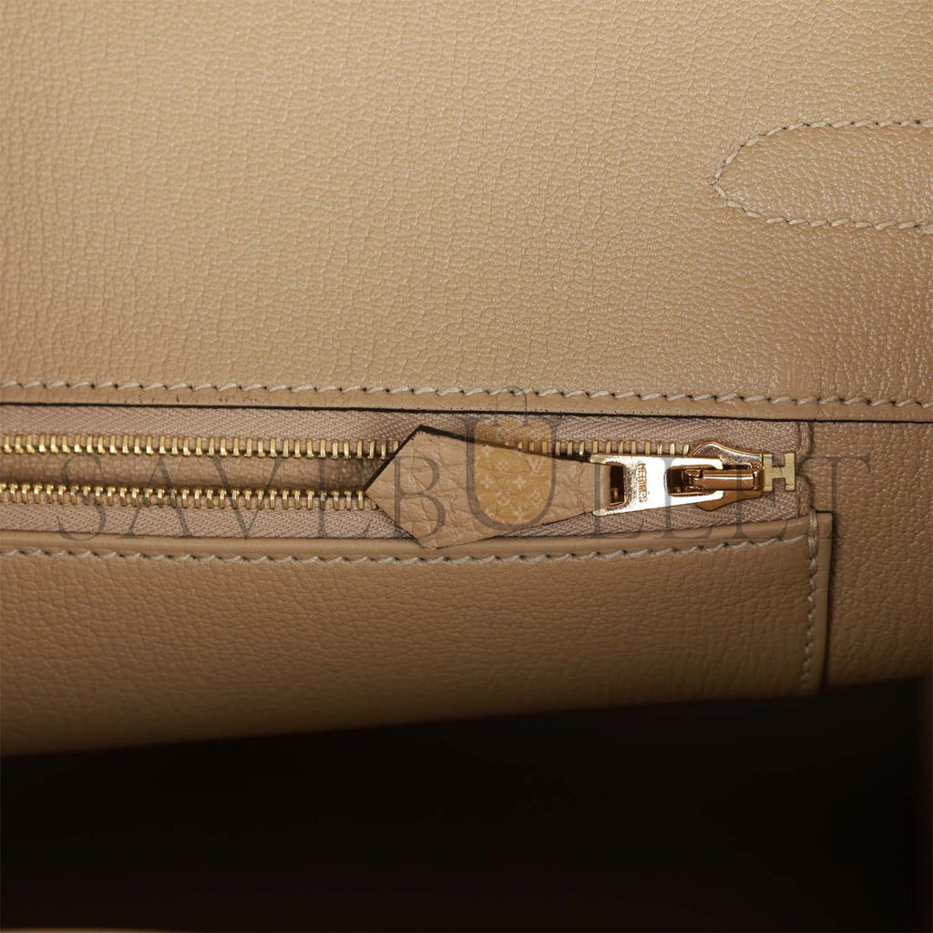 HERMES BIRKIN 35 TRENCH CLEMENCE GOLD HARDWARE 39867966652510 (35cm)