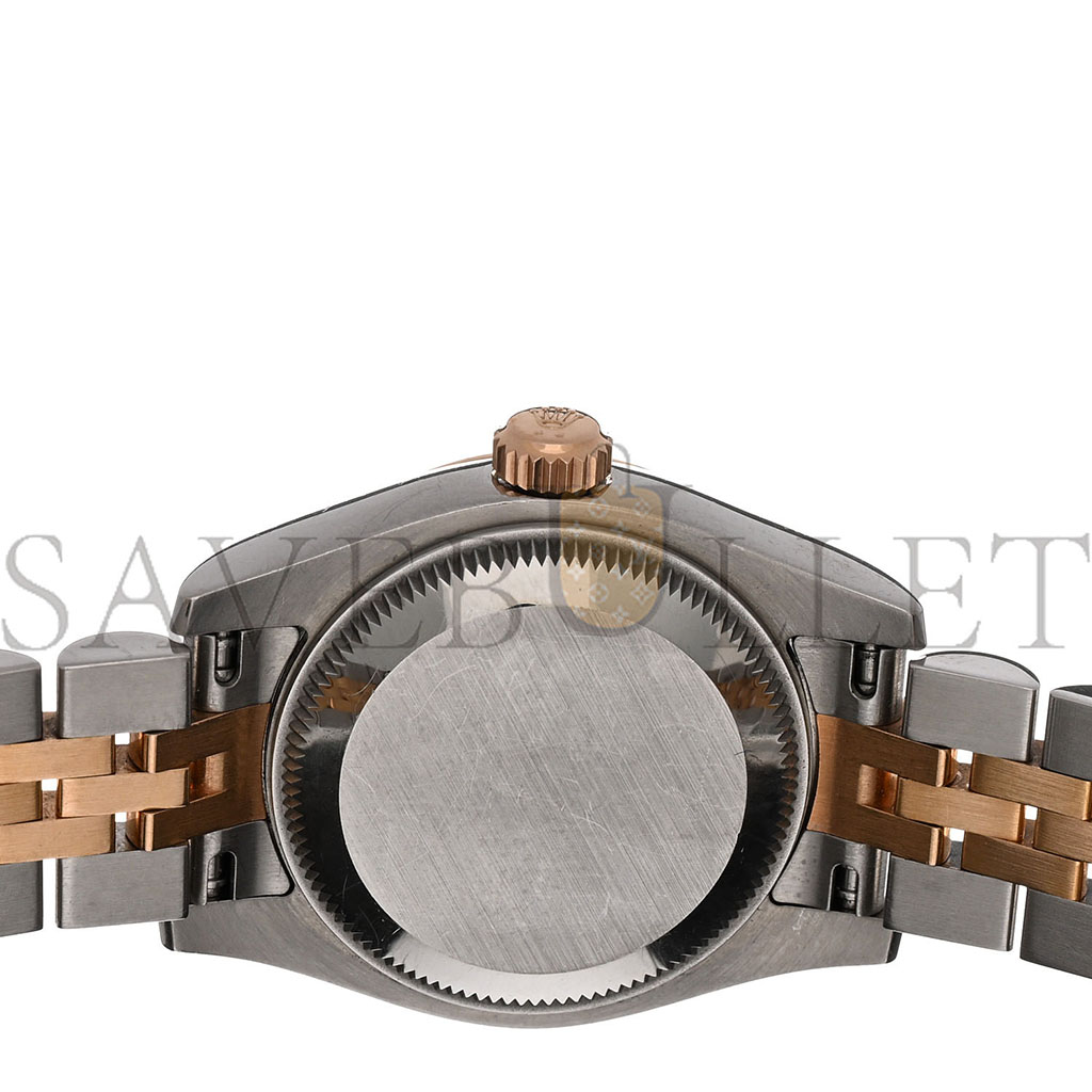ROLEX STAINLESS STEEL 18K EVEROSE GOLD DIAMOND 26MM OYSTER PERPETUAL DATEJUST WATCH PINK ROMAN 179171 ROLEX STAINLESS STEEL 18K EVEROSE GOLD DIAMOND 26MM OYSTER PERPETUAL DATEJUST WATCH PINK ROMAN 179171