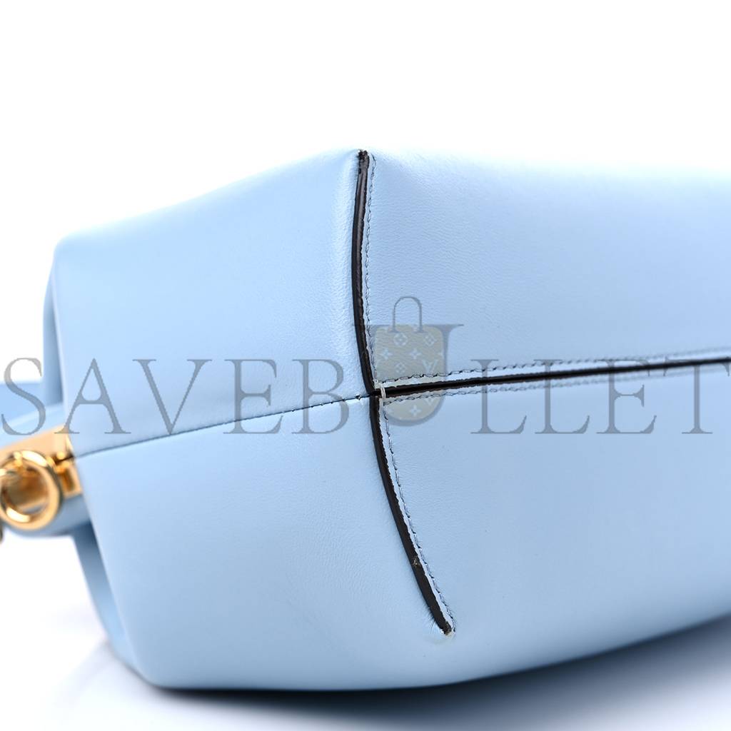 FENDI SHINY NAPPA MEDIUM FENDI FIRST AZZURRO BABY (30*25*10cm) FENDI SHINY NAPPA MEDIUM FENDI FIRST AZZURRO BABY (30*25*10cm)