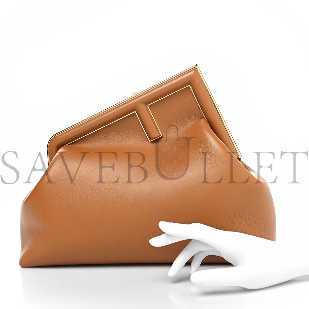FENDI SHINY NAPPA MEDIUM FENDI FIRST CARAMELLO (30*25*10cm) FENDI SHINY NAPPA MEDIUM FENDI FIRST CARAMELLO (30*25*10cm)